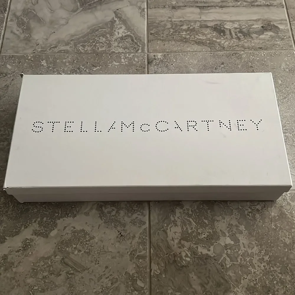 Stella McCartney Elsa Knee-High Heeled Boots, Brown, NWT, Size 38